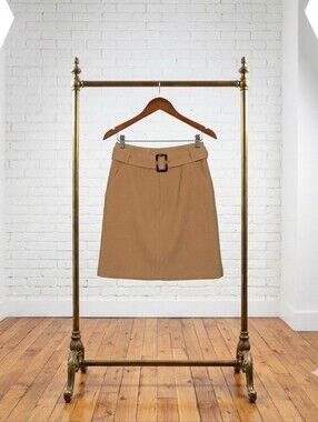 Banana Republic Camel Belted Mini Skirt